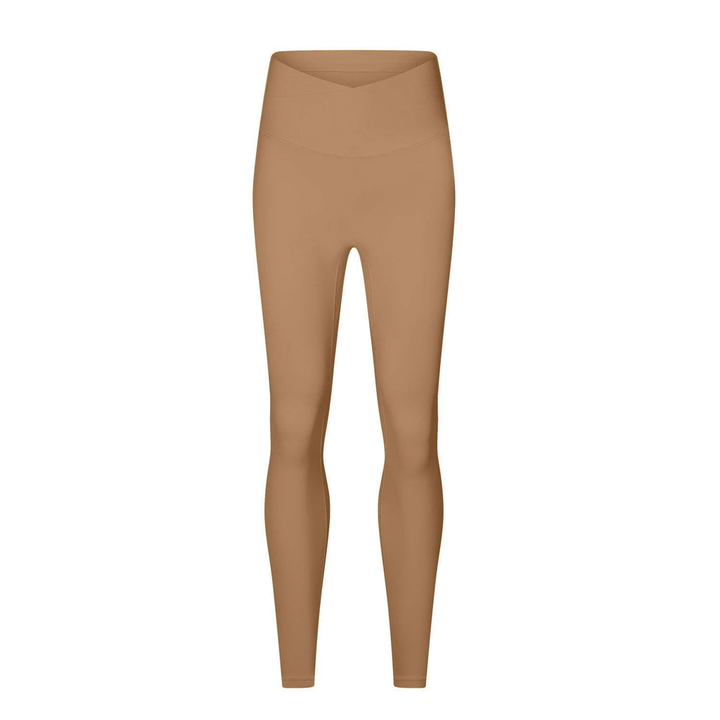Wear Free Underwear Zero Sense One Piece Yoga Pants Shaping Nude Feel Back Pocket Peach Hip Raise Skinny Exercise Workout Pants