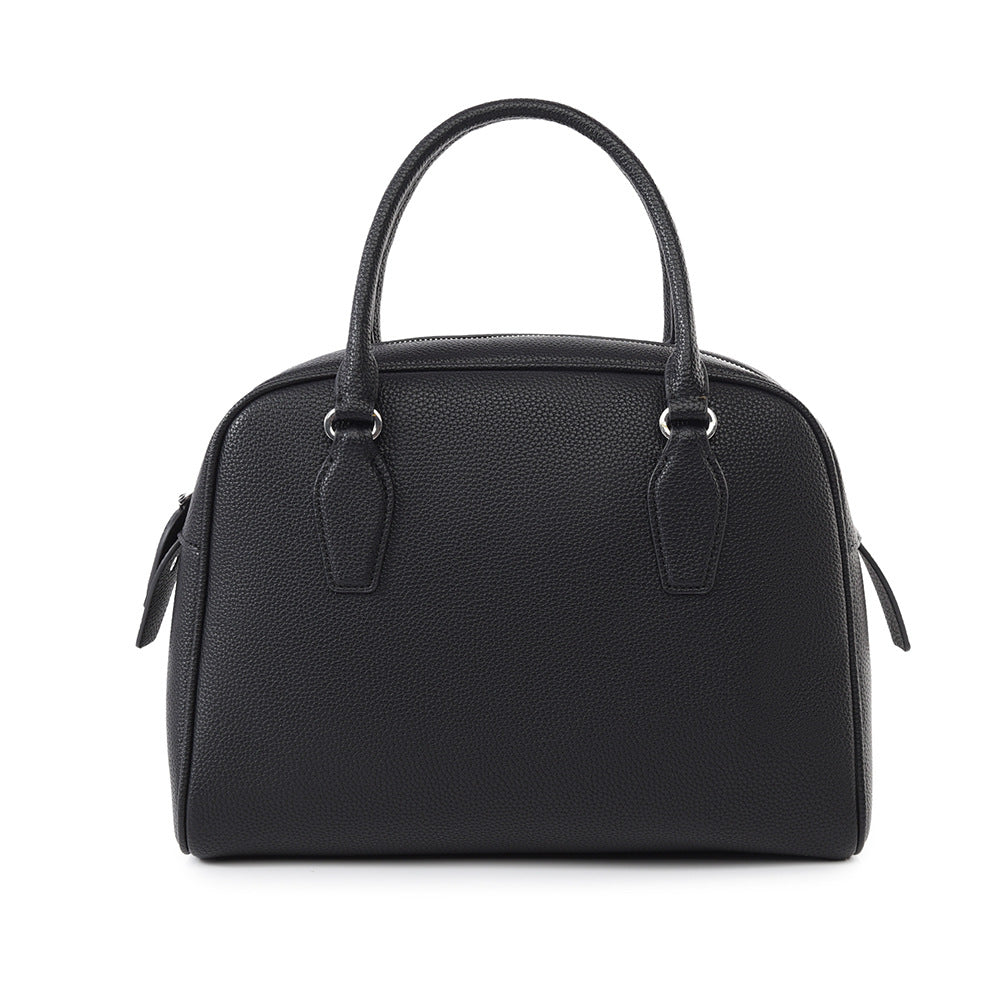 Handbag Simple Large Capacity Briefcase Autumn Winter Retro Bowling Bag Women Office Tote