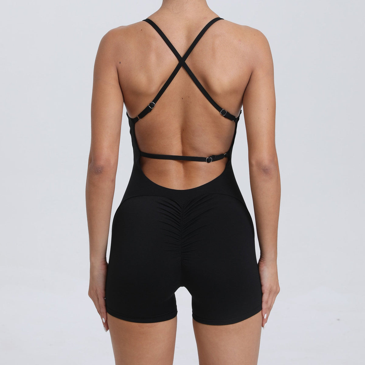 Peach Hip Raise Beauty Back Yoga Jumpsuit Women Outdoor Running Tight Sports Quick Drying Workout Clothes