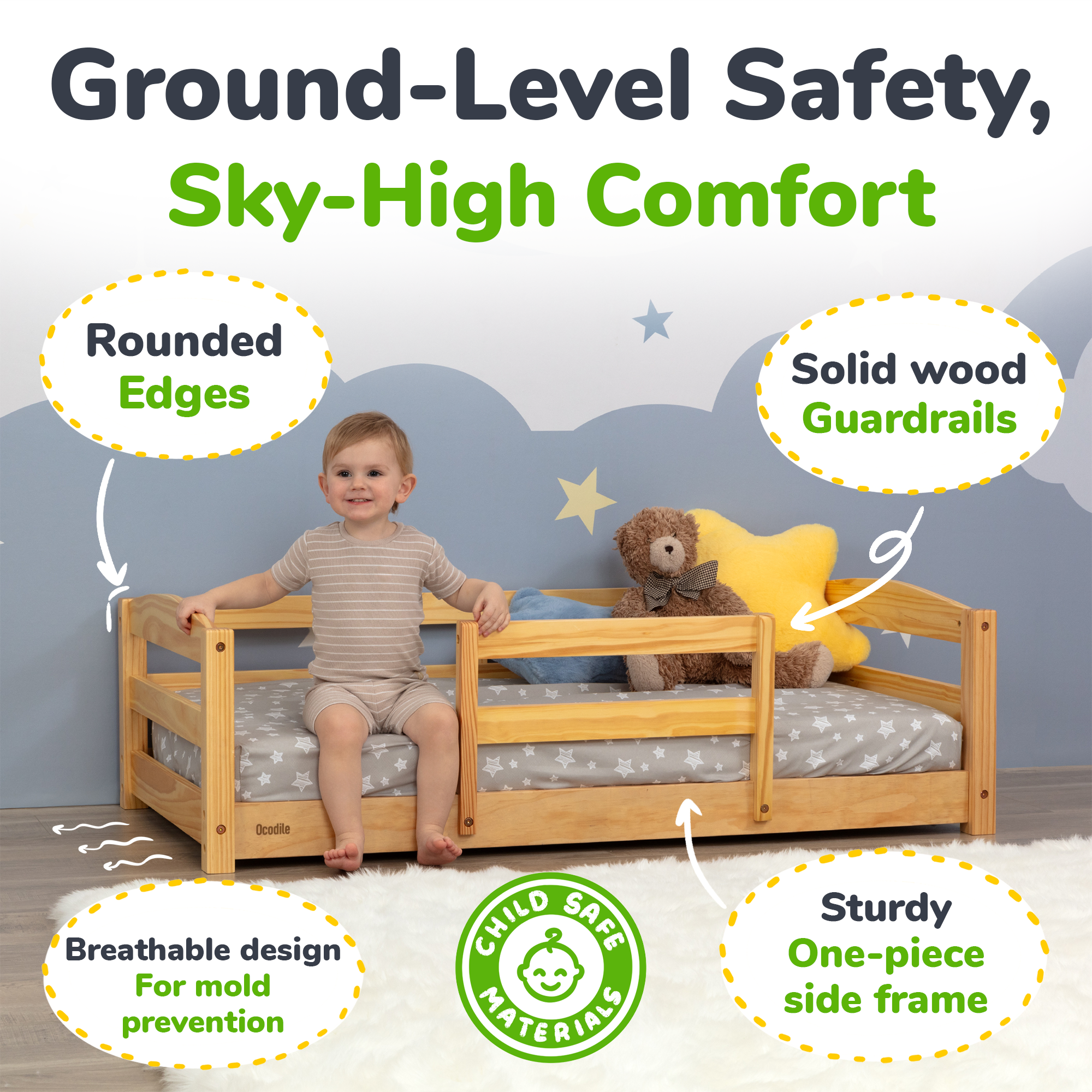 Floor Bed - Crib Size