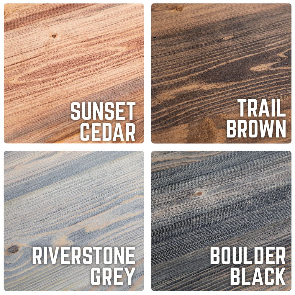 RESTORE Riverstone Grey Solid Wood Coffee Tabletop