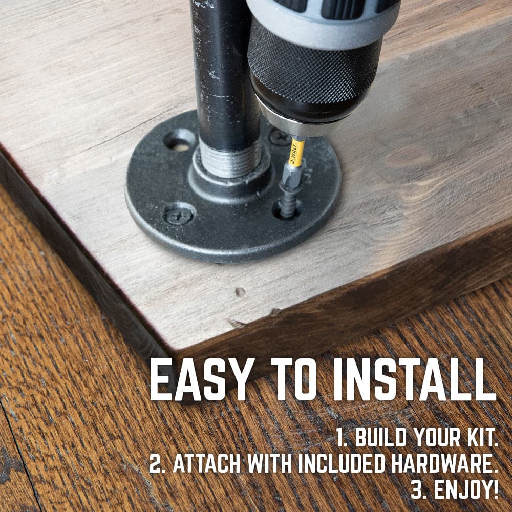 RESTORE Trail Brown Solid Wood End Tabletop