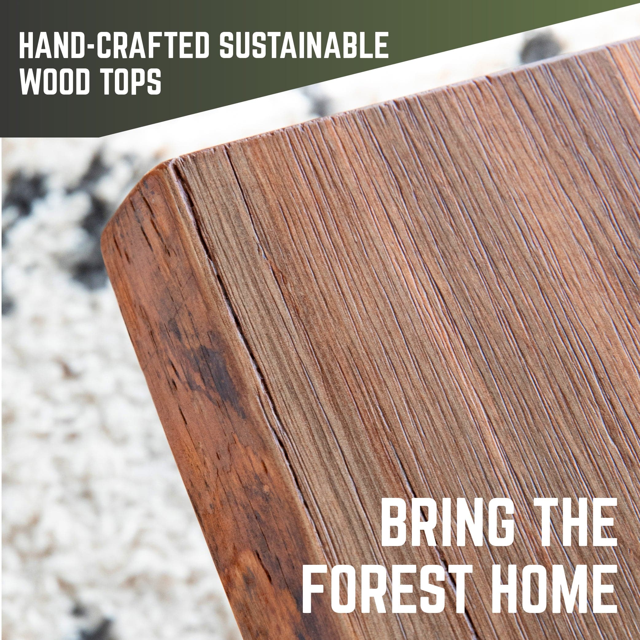 RESTORE Sunset Cedar Solid Wood End Tabletop