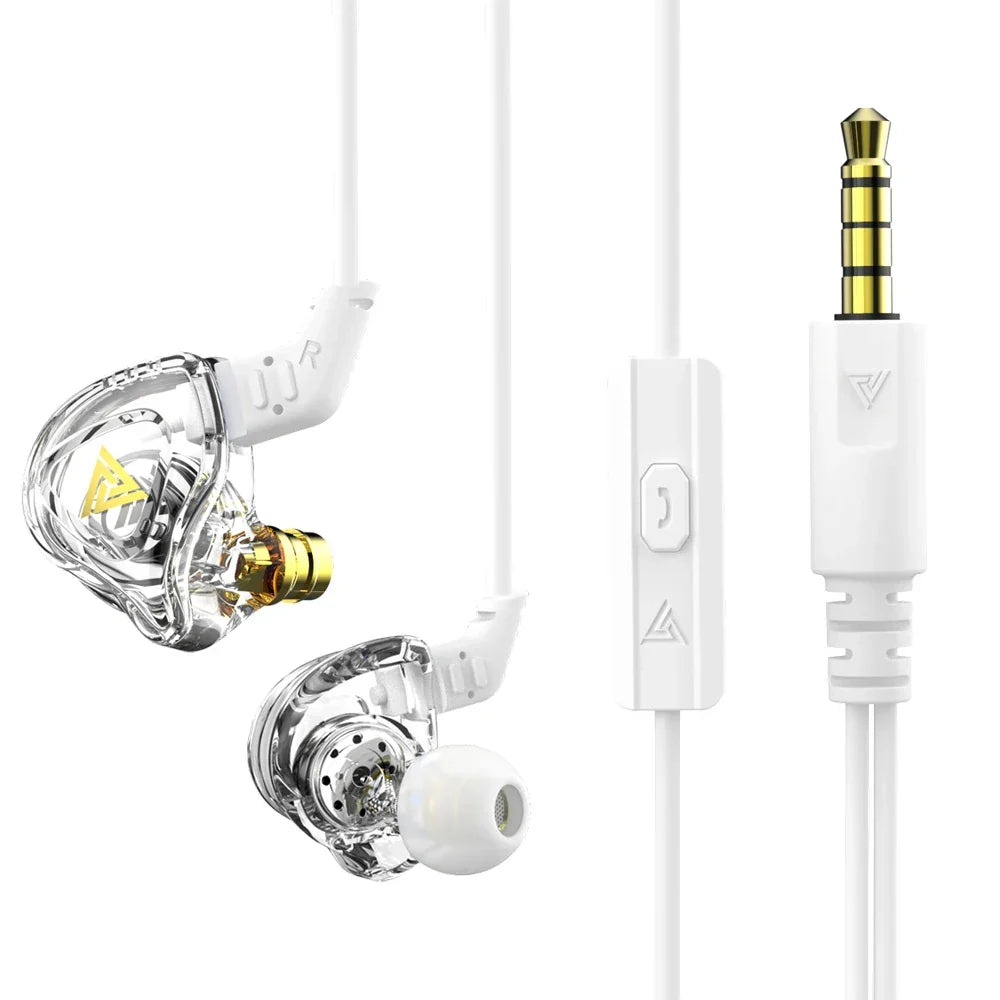 Heavy Bass 3.5mm Wired Earbuds with Microphone