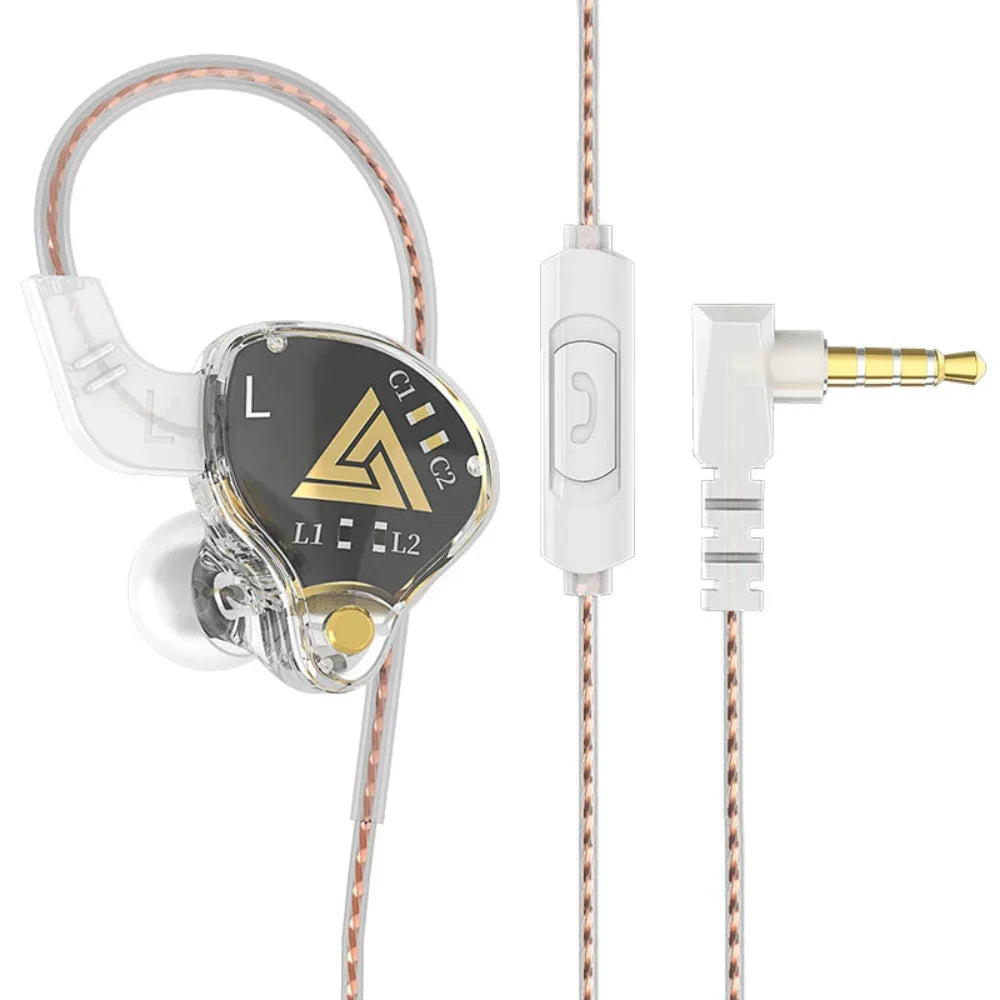Heavy Bass 3.5mm Wired Earbuds with Microphone