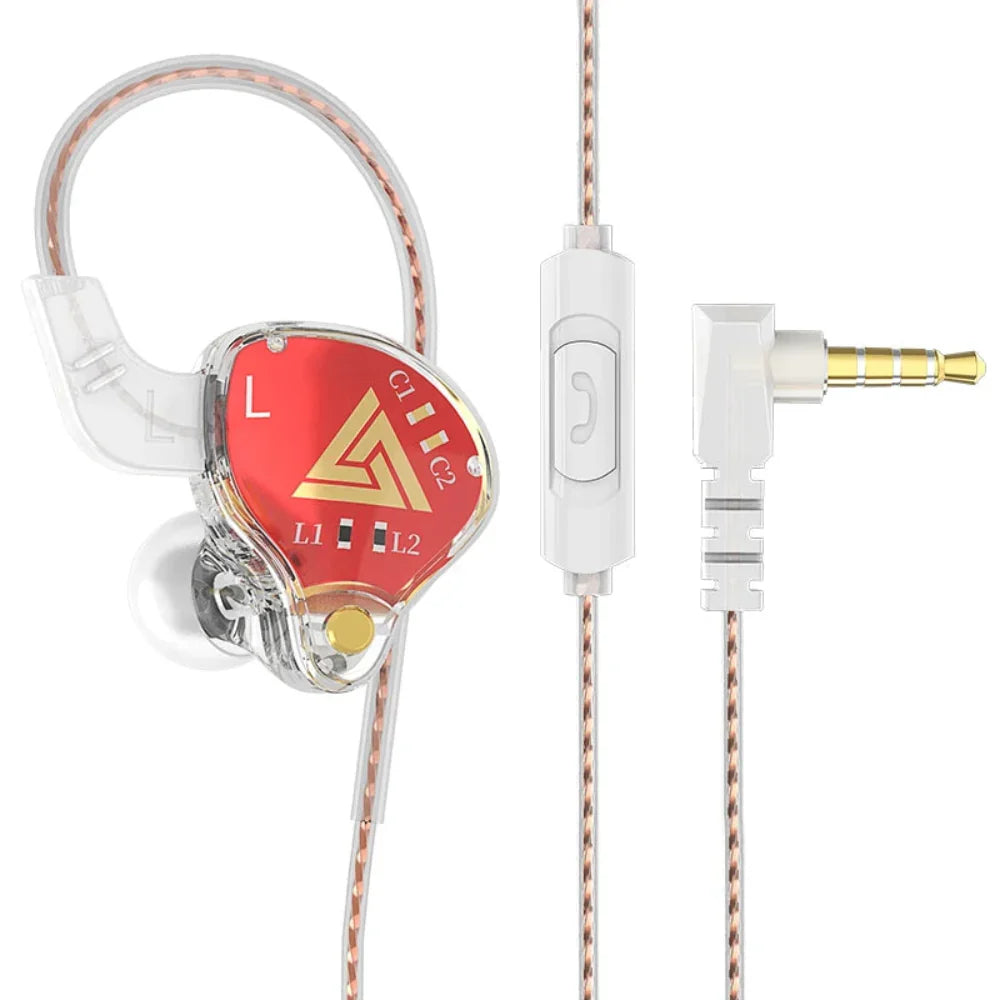 Heavy Bass 3.5mm Wired Earbuds with Microphone