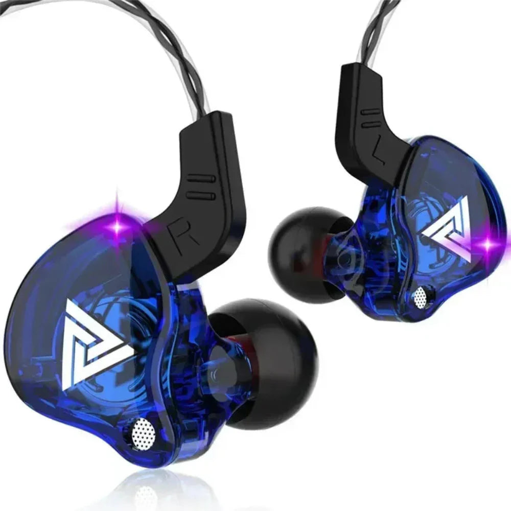 Heavy Bass 3.5mm Wired Earbuds with Microphone