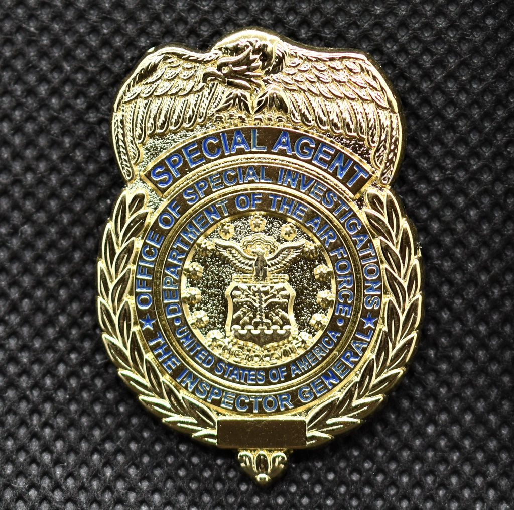 AFOSI Badge - Gold Lapel Pin (Shiny)