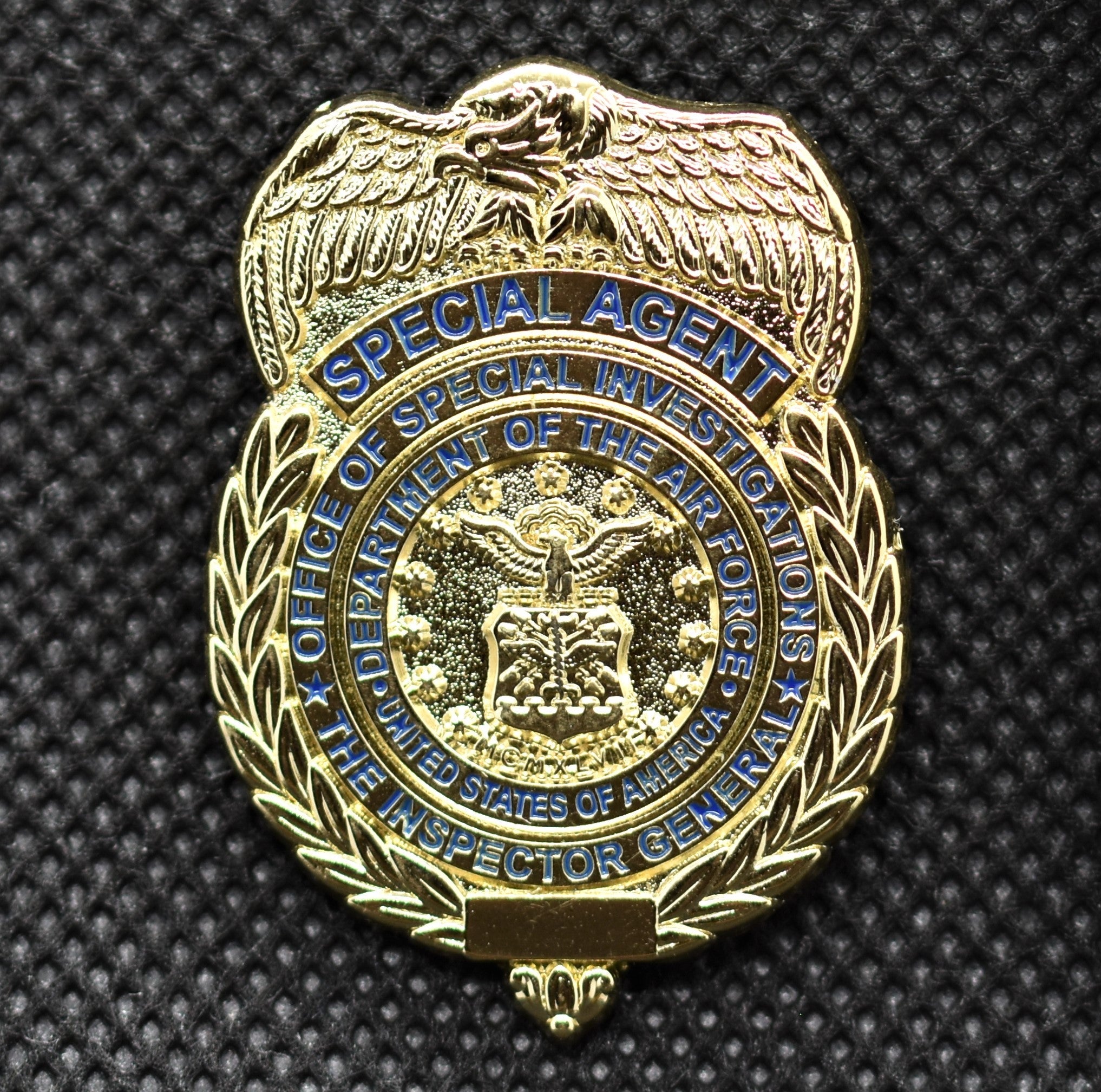 AFOSI Badge - Gold Lapel Pin (Shiny)