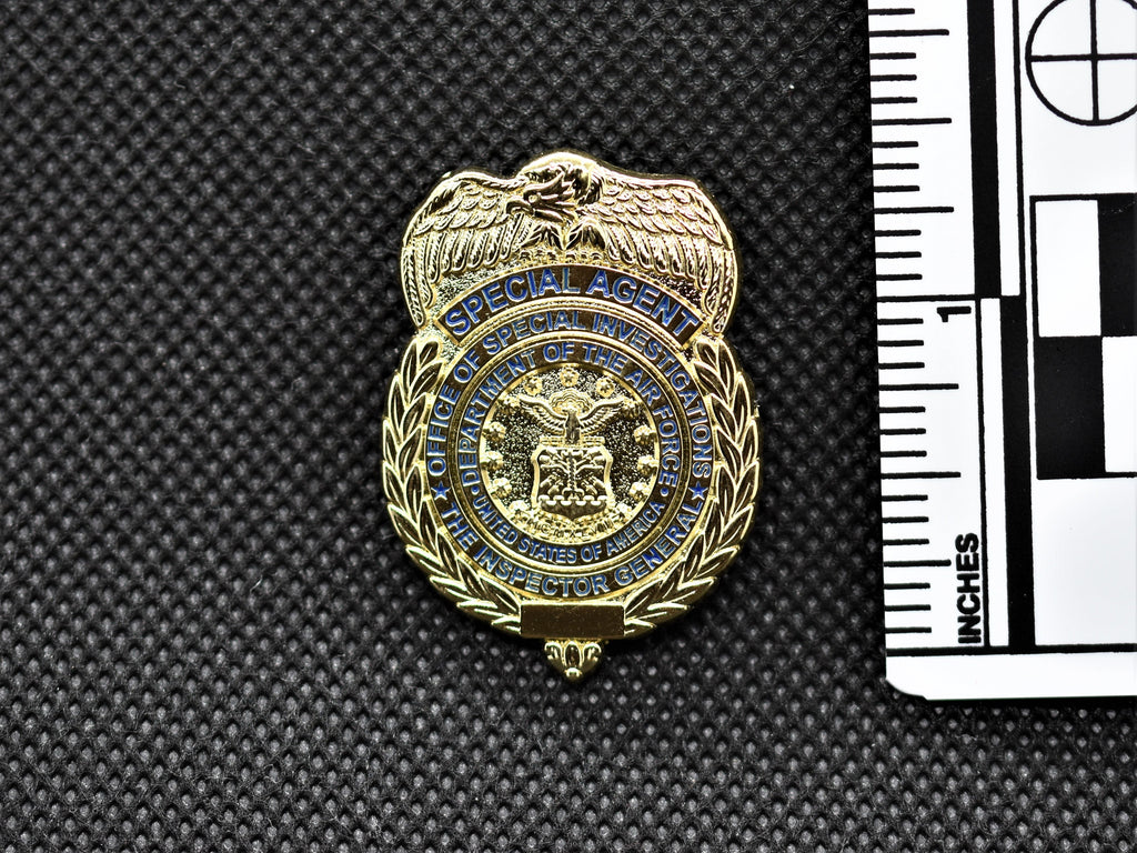 AFOSI Badge - Gold Lapel Pin (Shiny)