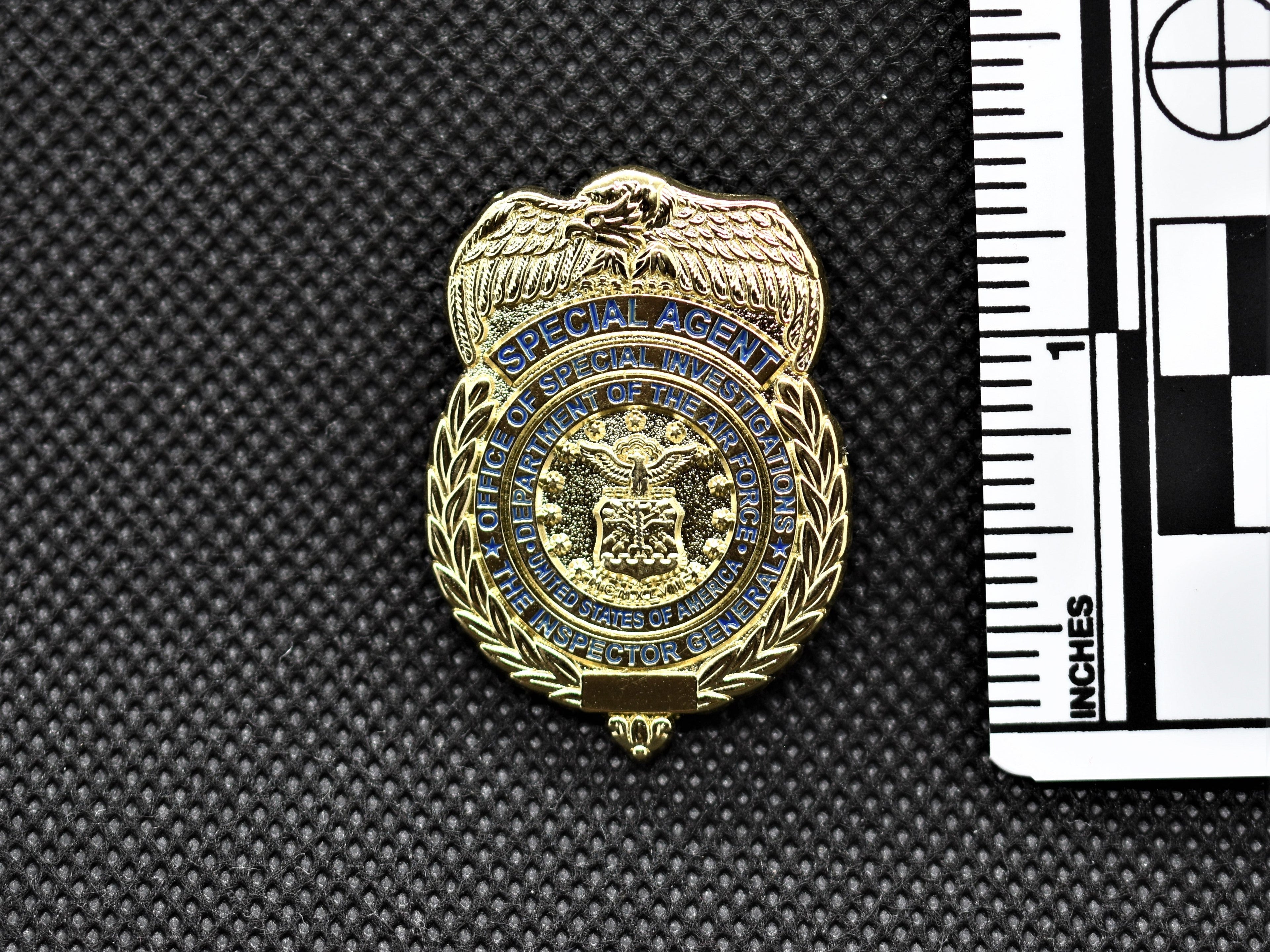 AFOSI Badge - Gold Lapel Pin (Shiny)