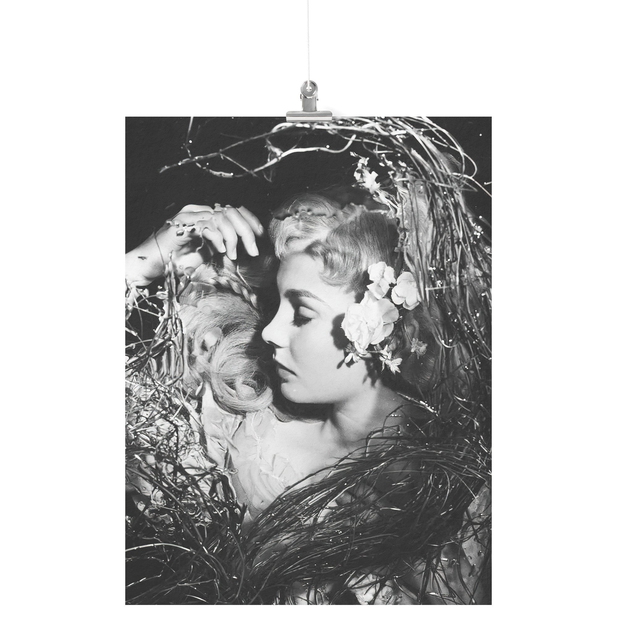 "Ophelia" from Laurence Olivier's "Hamlet" Matte Poster