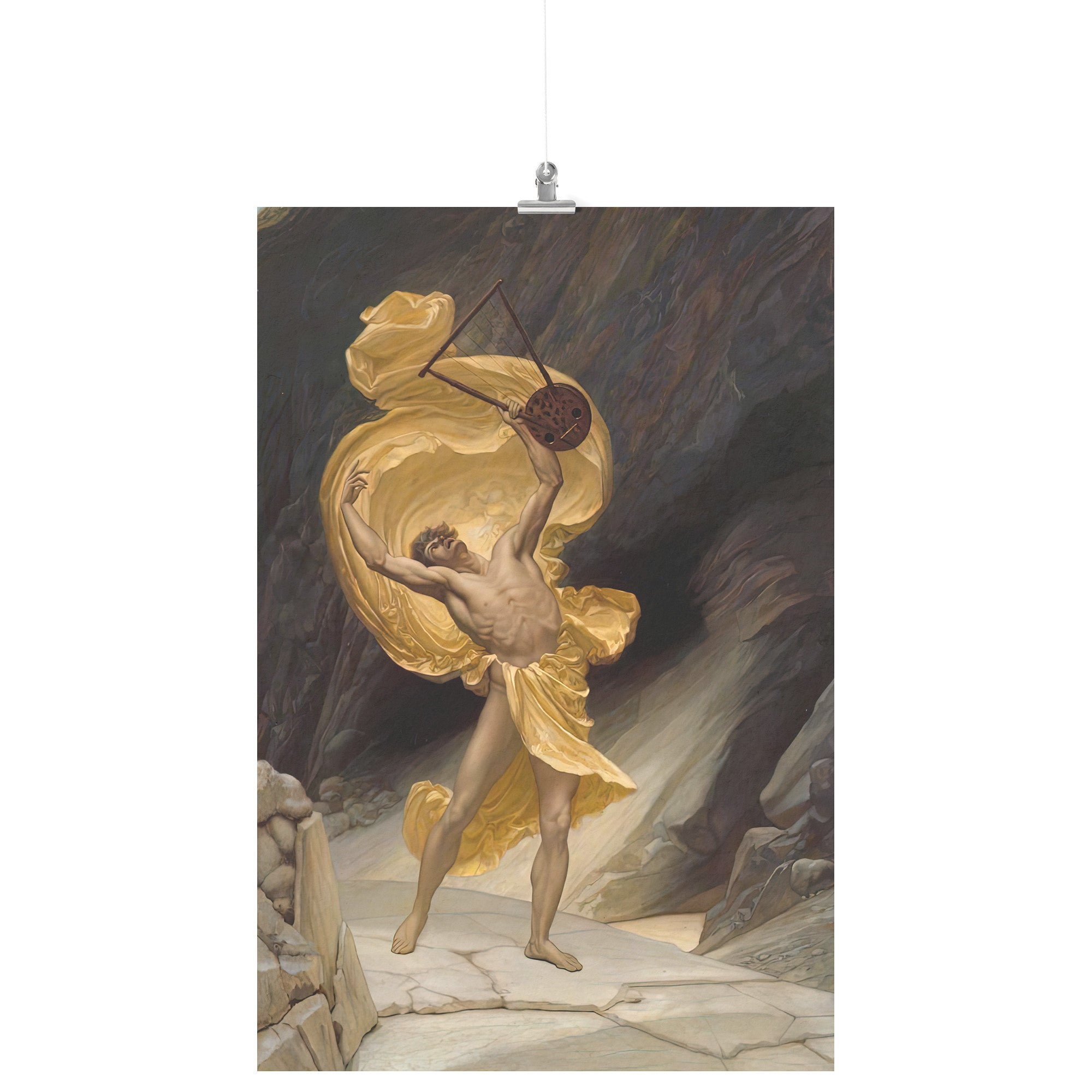 "Orpheus Returning From The Shades" by William Blake Richmond Matte Poster