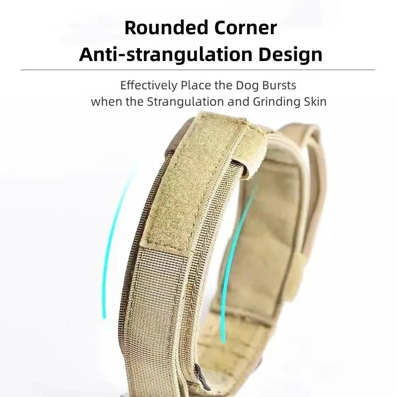 Tactical K9 Collar - Tan