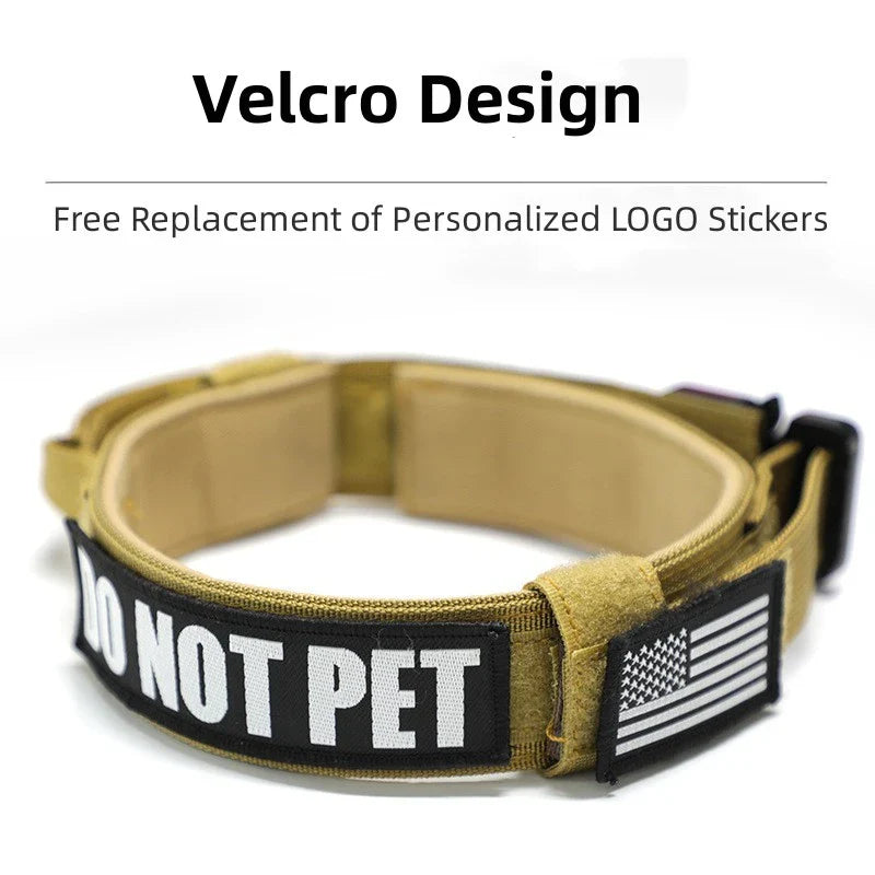 Tactical K9 Collar - Tan