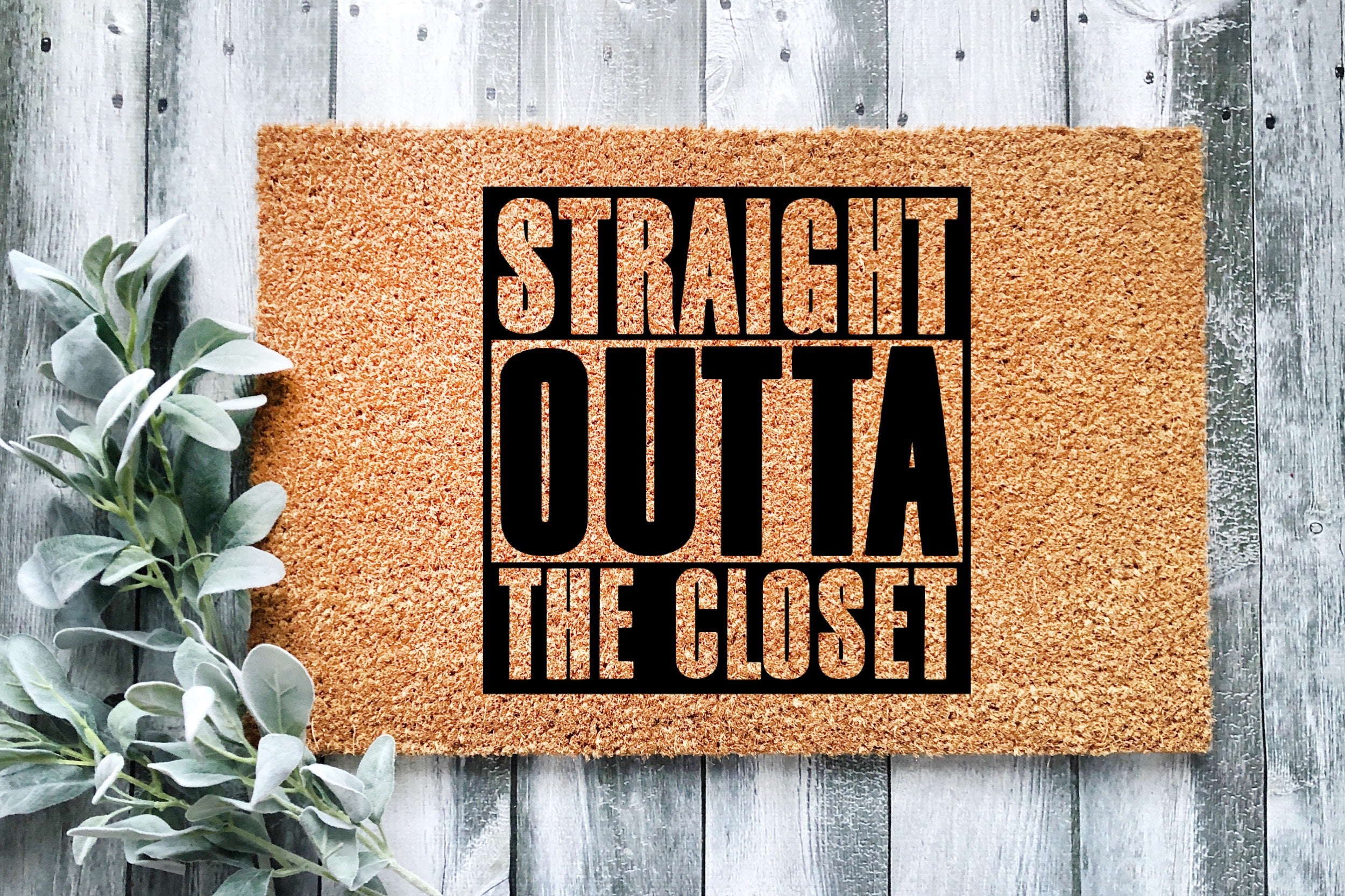 Straight Outta The Closet Doormat