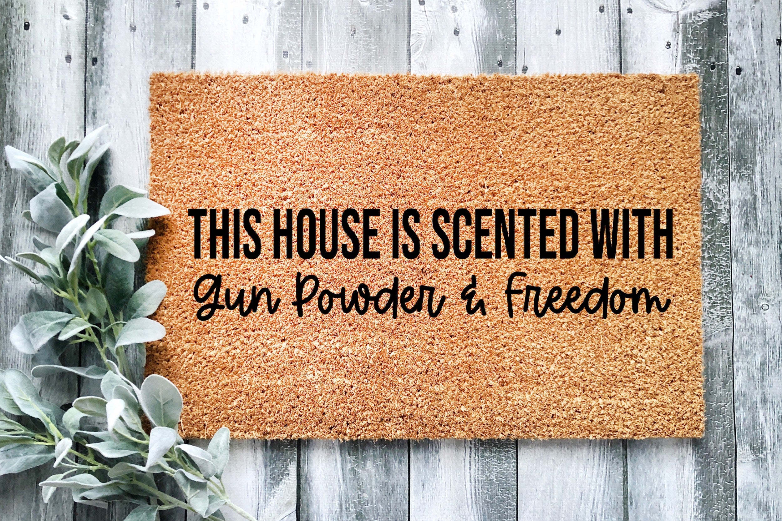 Gun Powder & Freedom Doormat
