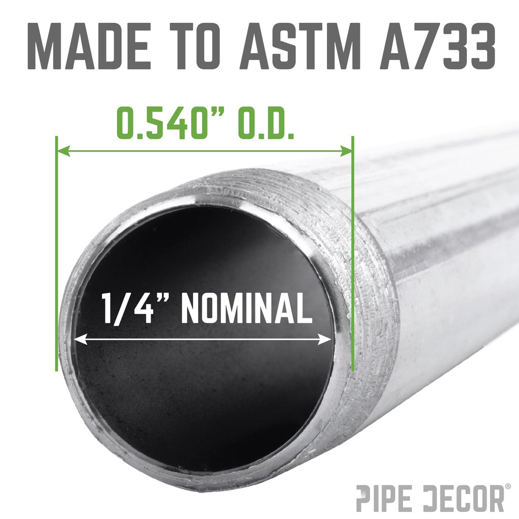 1/4 in. x 2 in. Galvanized Pipe