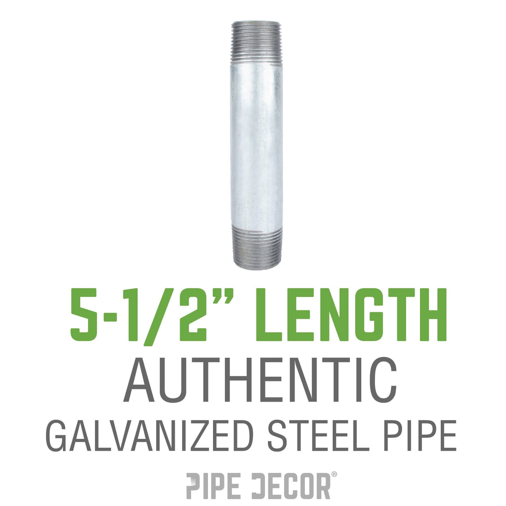 1/4 in. x 5 1/2 in. Galvanized Pipe