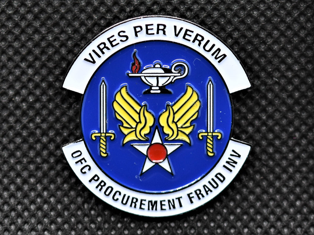 AFOSI PF Shield Lapel Pin