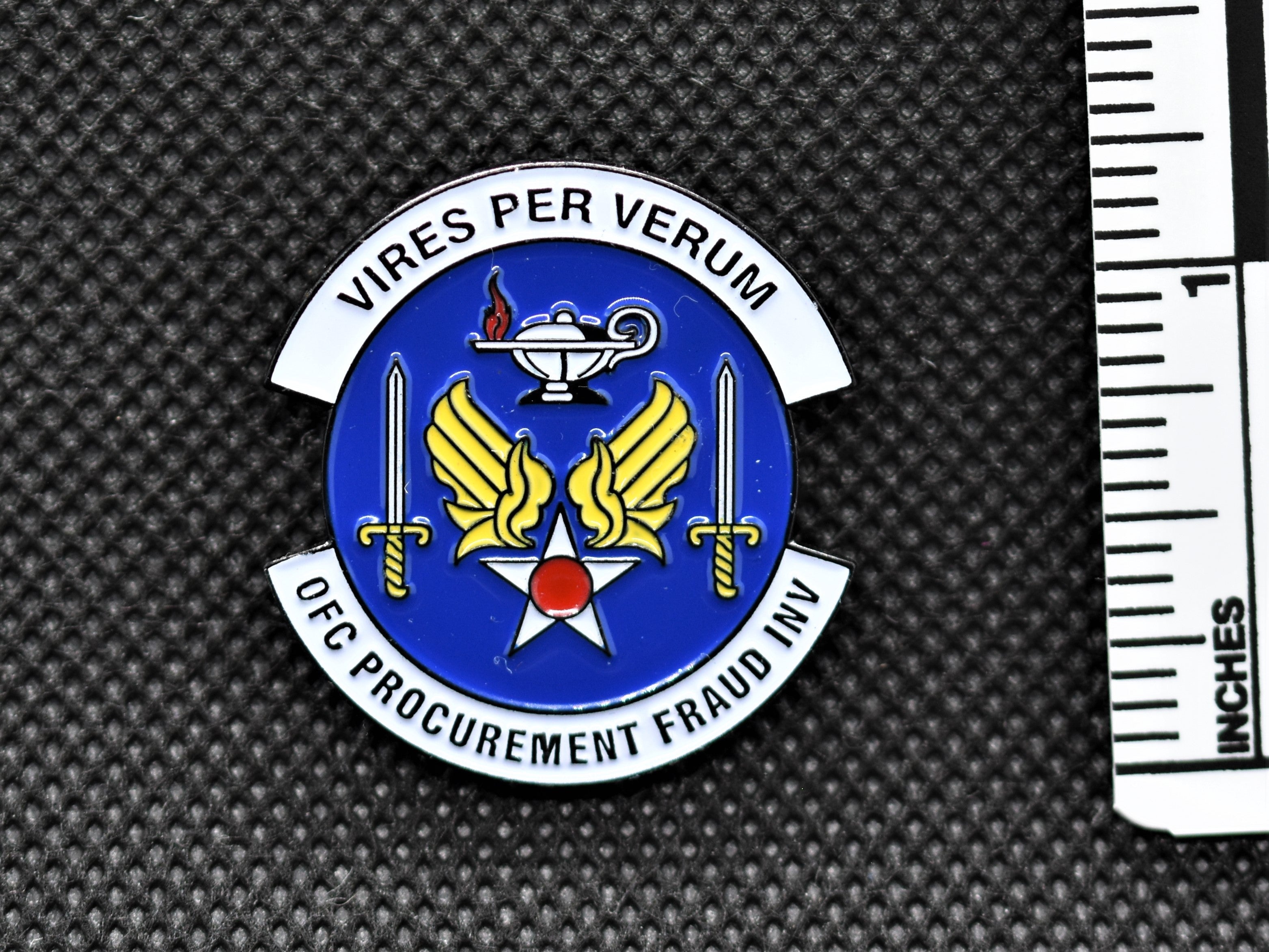 AFOSI PF Shield Lapel Pin