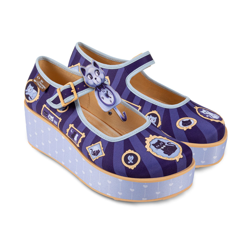 Chocolaticas® Purrfect Time Women's Mary Jane Platform