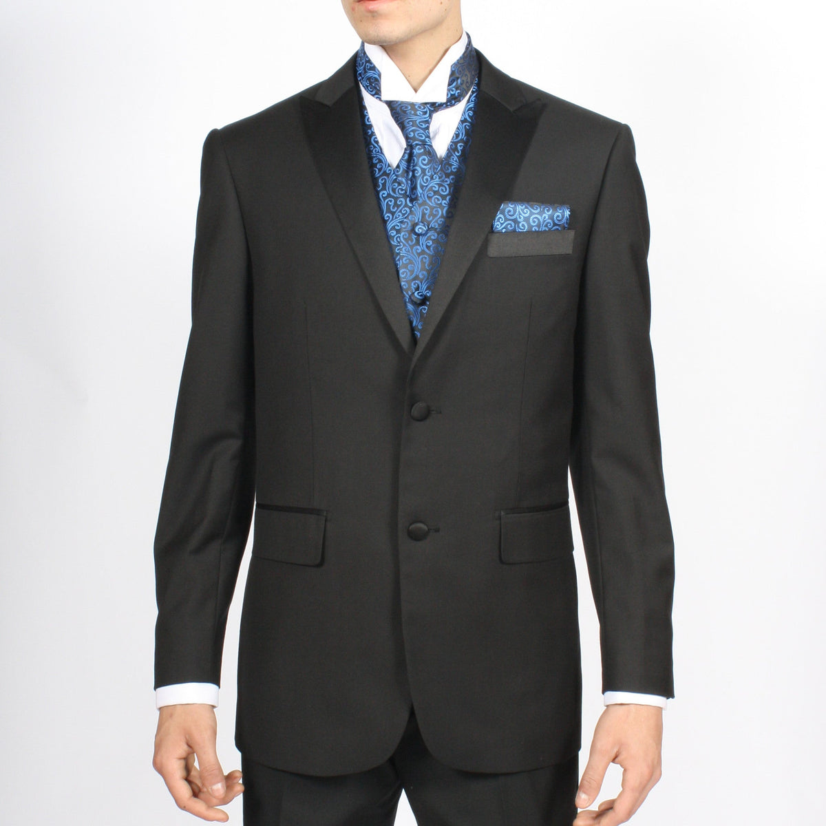 Ferrecci Mens PV50-3 Blue with Black Back Vest Set