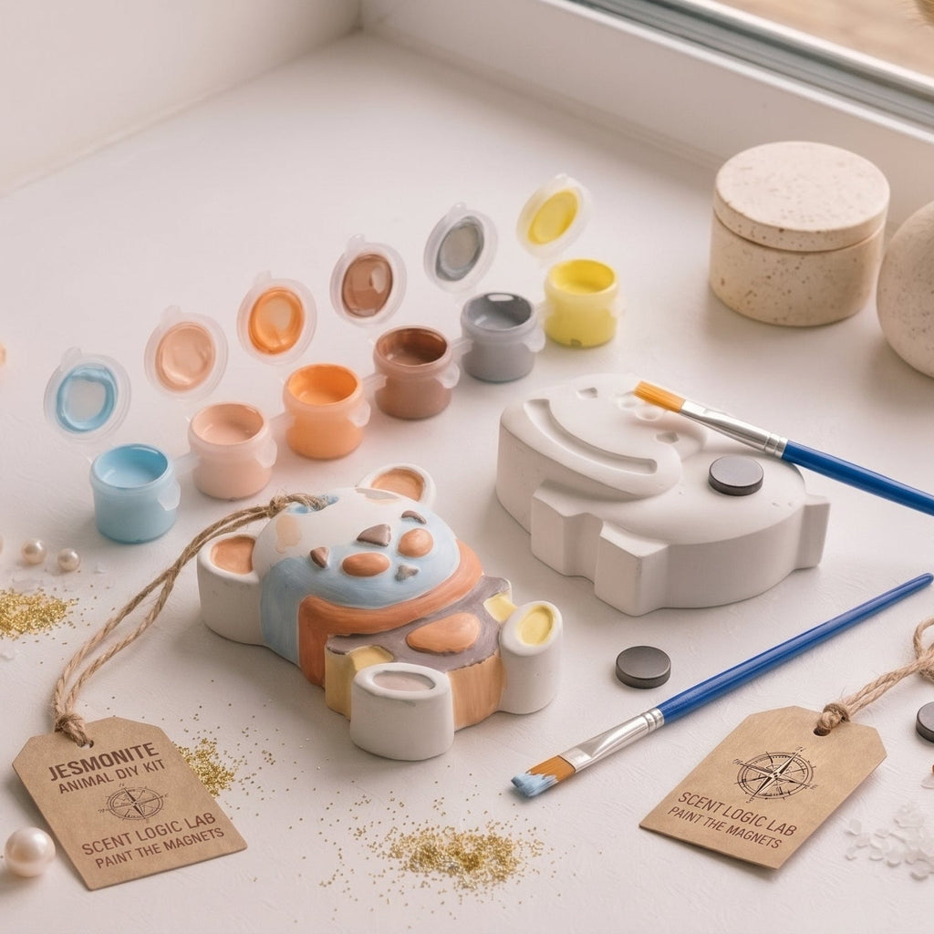 Jesmonite DIY Paint-Your-Own Animal Magnets Kit