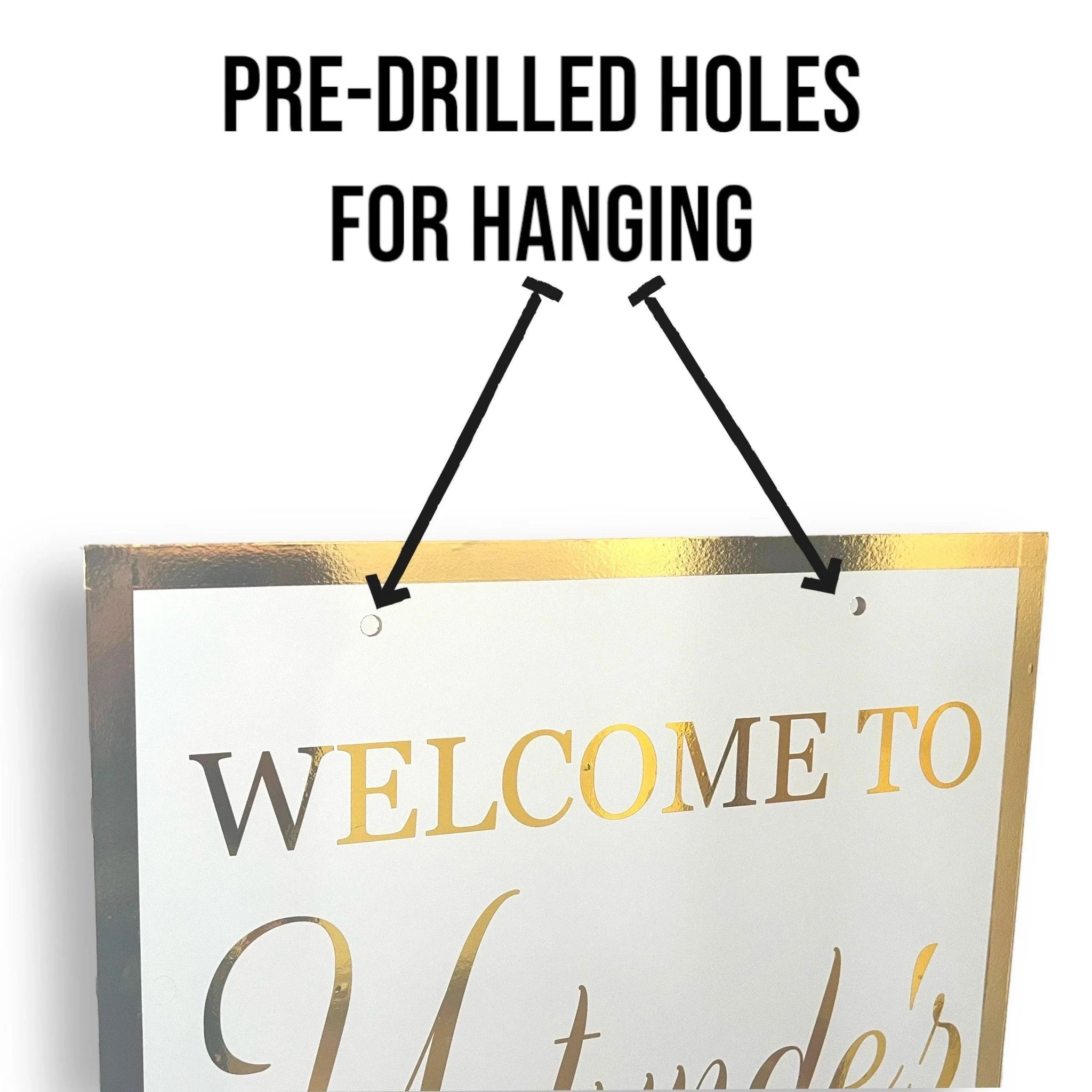 Personalized 20 x 30" Wedding Welcome Sign