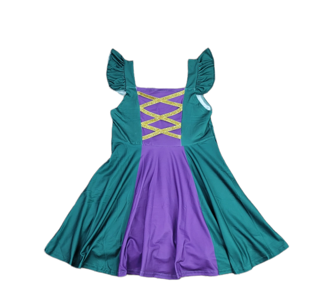 Winifred Inspired Milk Silk Dress