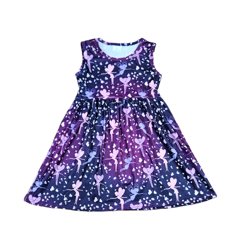 Fairy Milk Silk Tank Dress