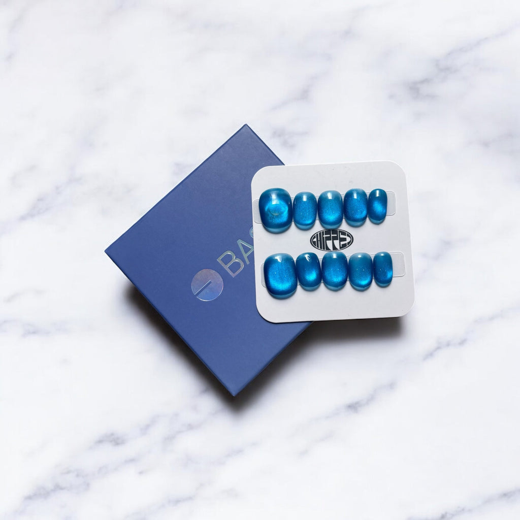 Based  🟦 NFC Nails That Share Your Socials
