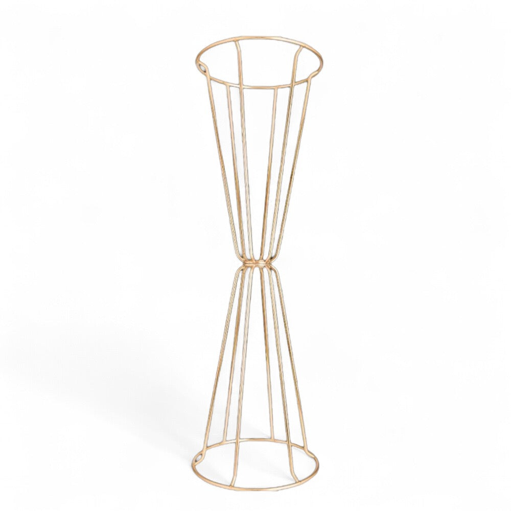 Piere Wedding Table Decor – Gold Reception Centerpiece Stand