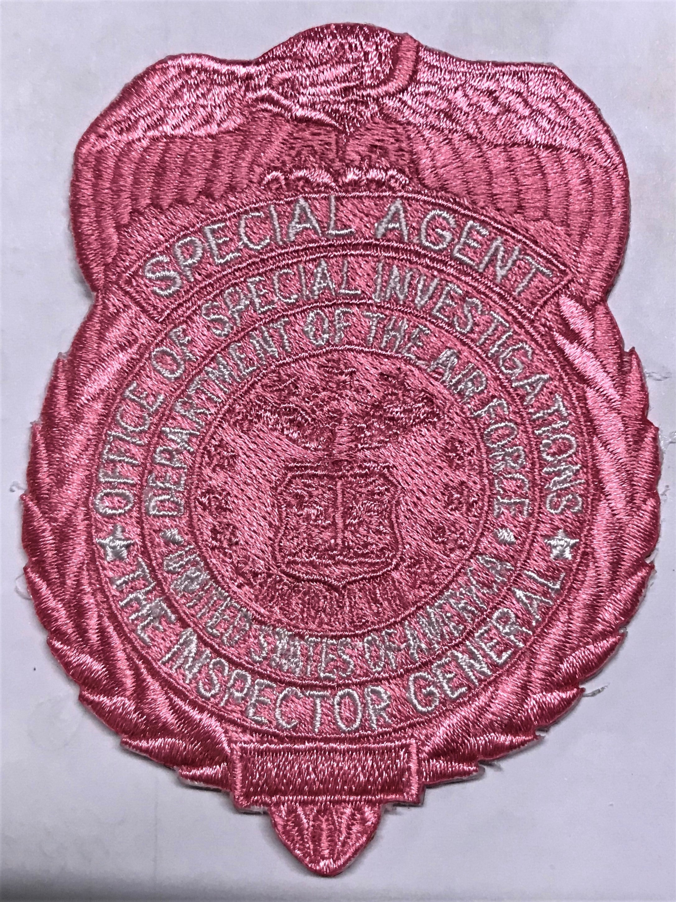 Pink OSI Badge Patch (Velcro Backed)