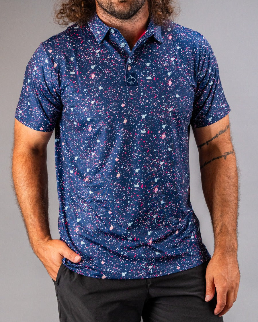 Blue Splatter