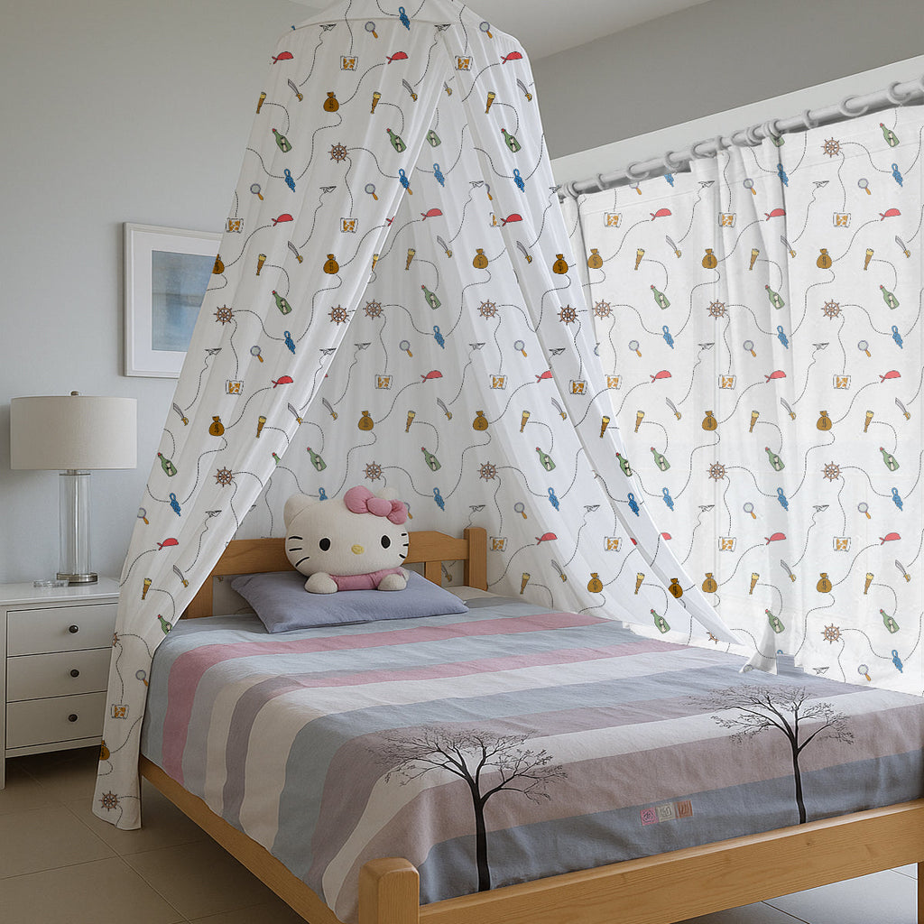 Pirate Art  Printed Canopy