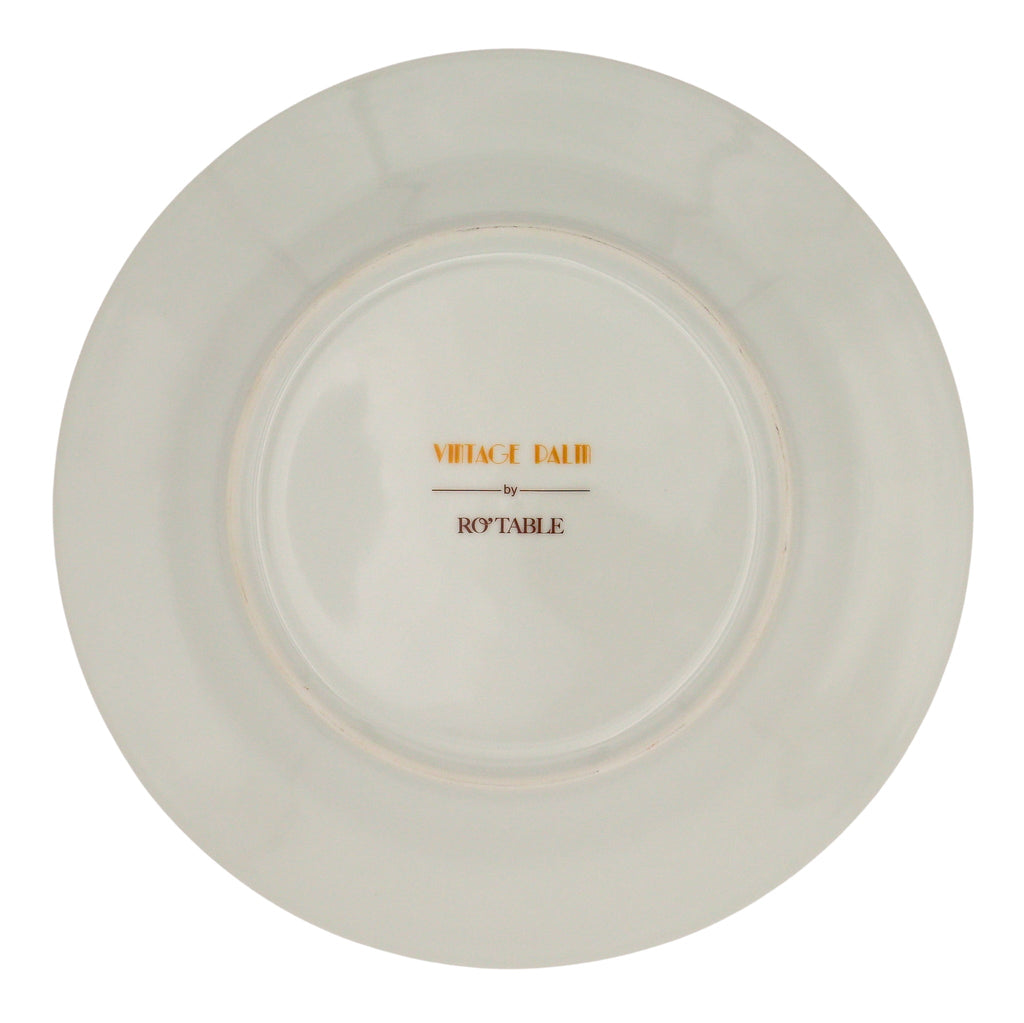 Pistachio & Lychee Leaf Dinner Plate - Set of 4 (+1 Bonus Plate)
