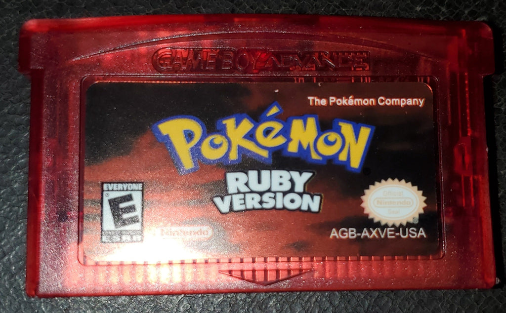 Pokemon Ruby GBA Video Game Cartridge Nintendo Game Boy Advance