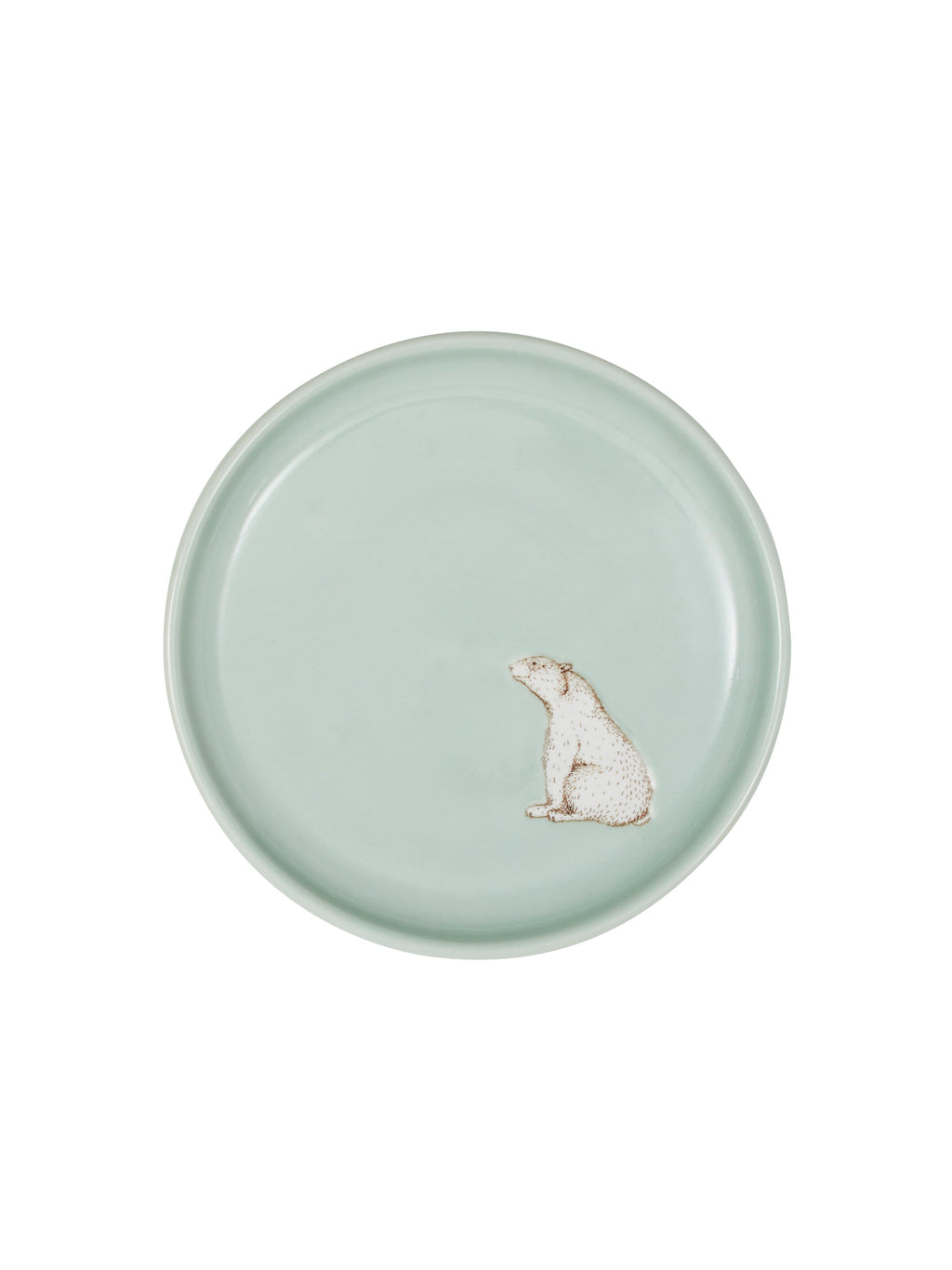 Polar Bear Ceramic Plate