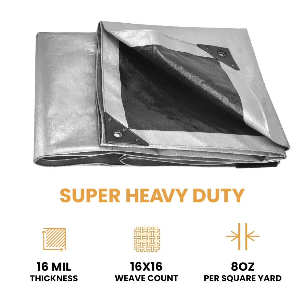 20’ x 30’ Super Heavy Duty Poly Tarp