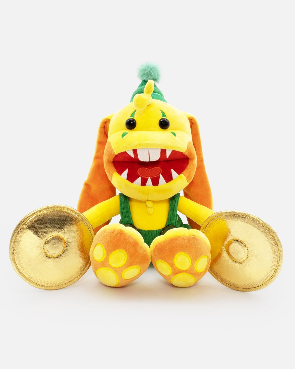 Scary Bunzo Bunny Plush – 15-Inch Soft Toy with Magnetic Cymbals | Poppy Playtime Chapter 4