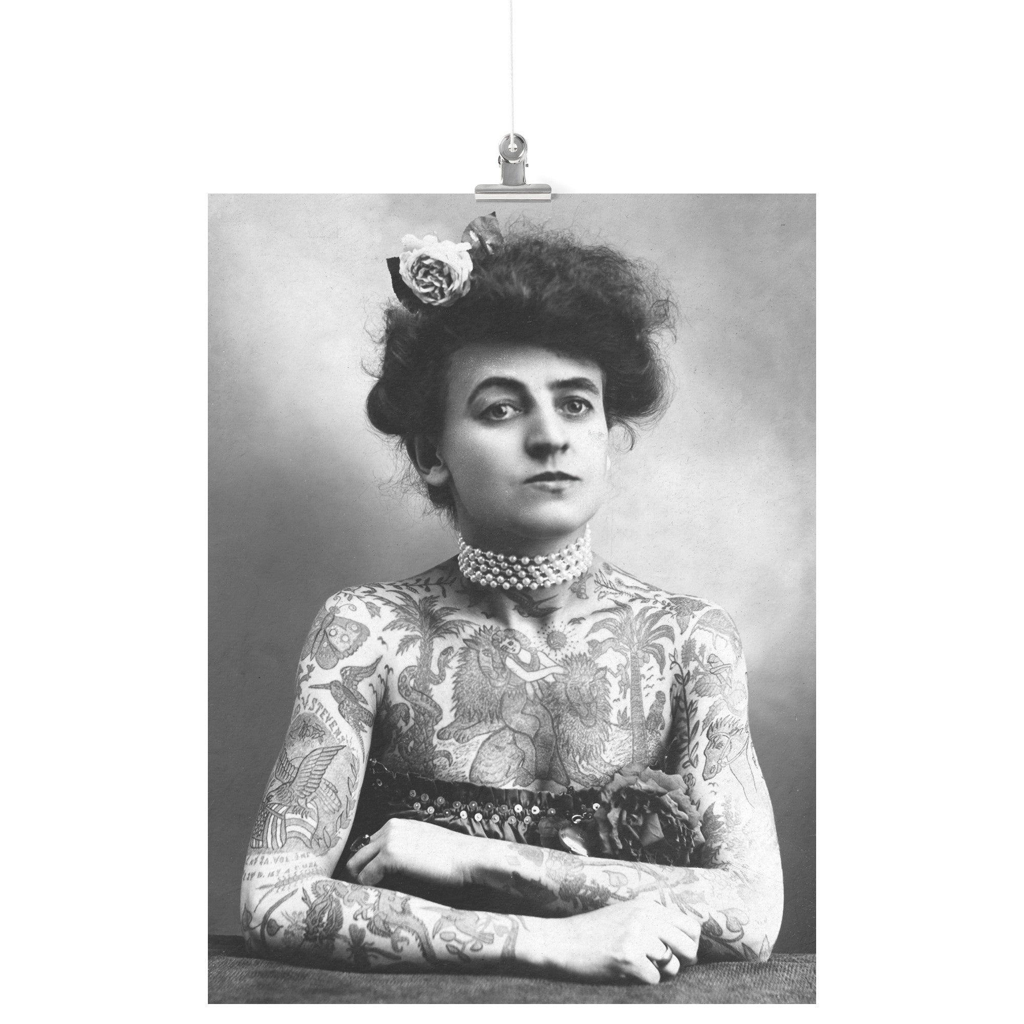 "Portrait of Maud Wagner" Matte Poster