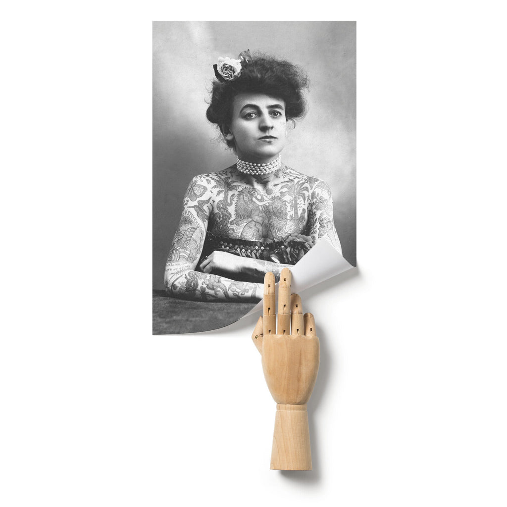 "Portrait of Maud Wagner" Matte Poster