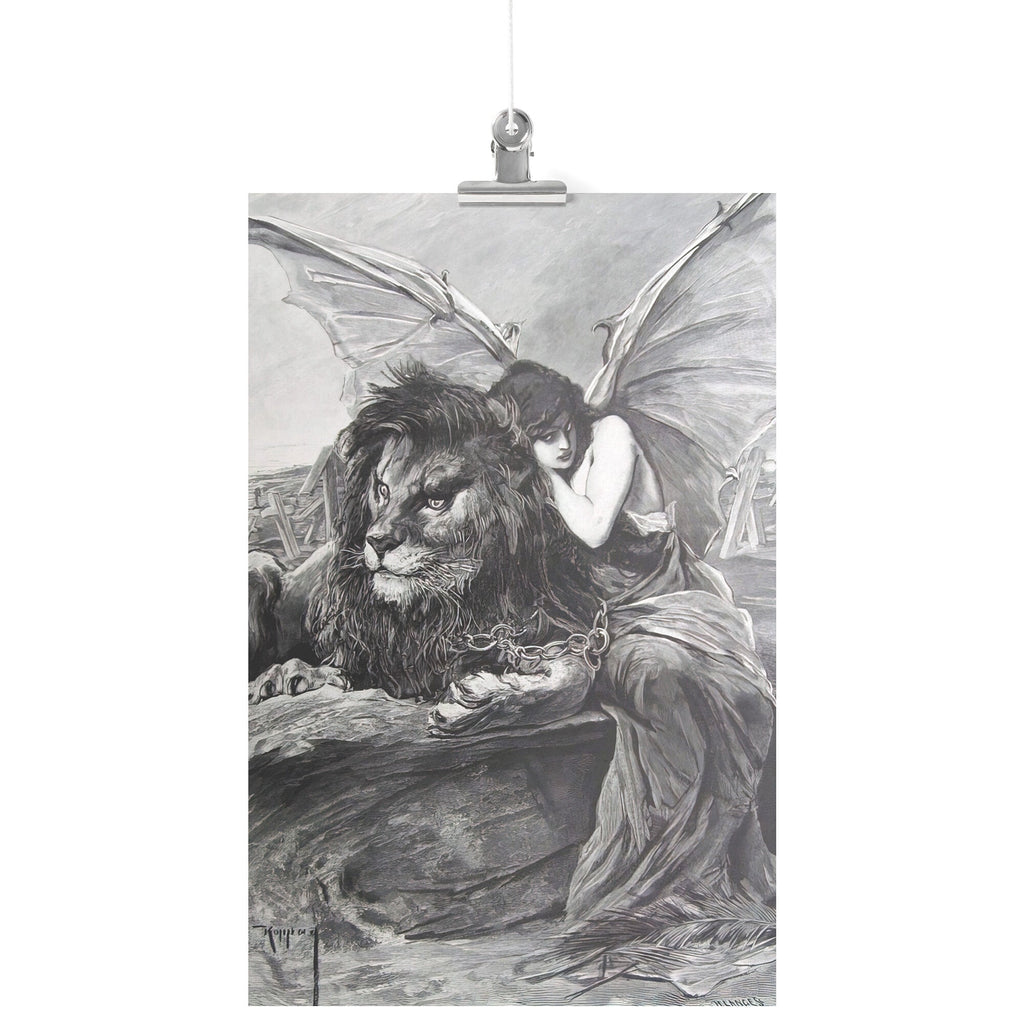 "Power and Cunning" by Josef Arpad Koppay Matte Poster