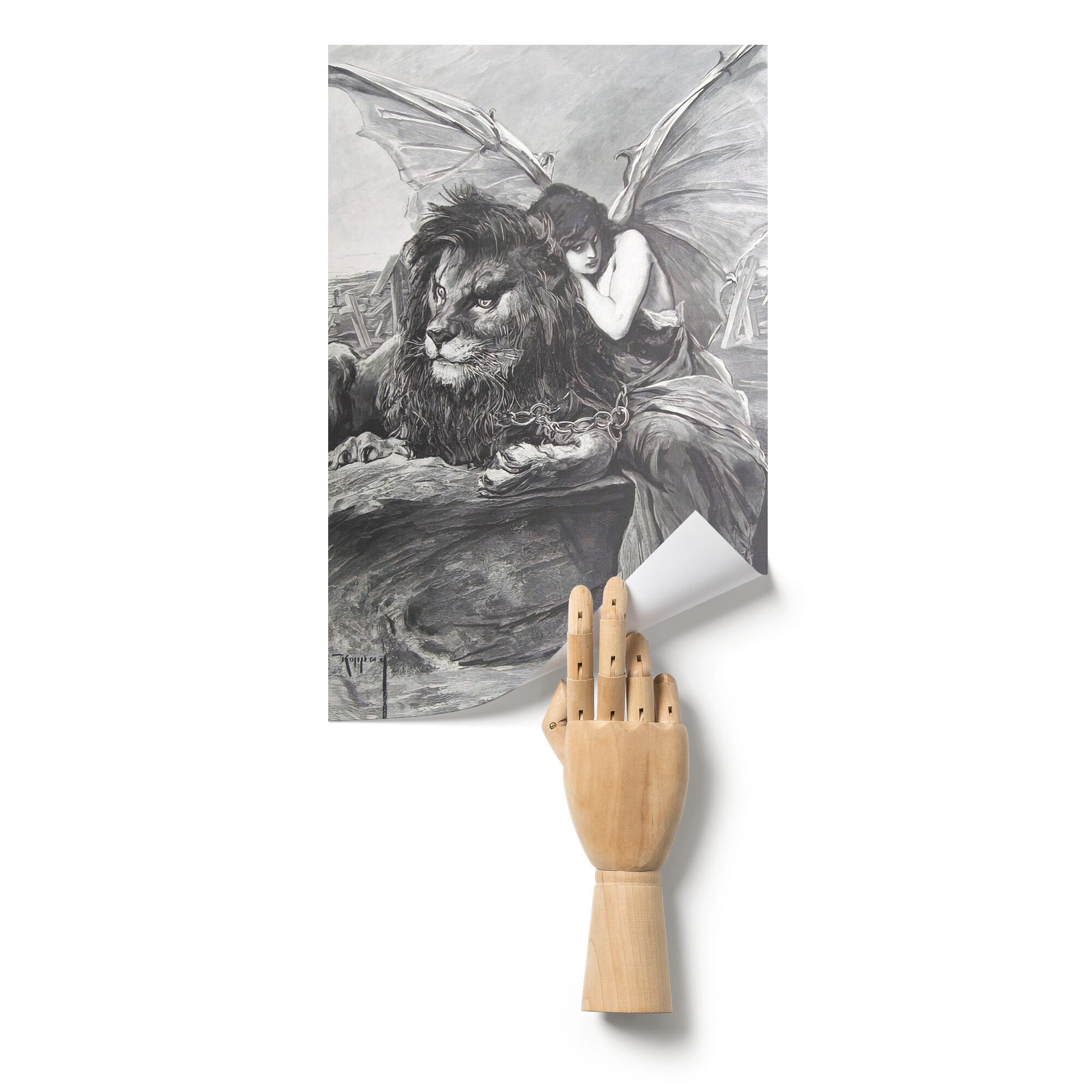 "Power and Cunning" by Josef Arpad Koppay Matte Poster