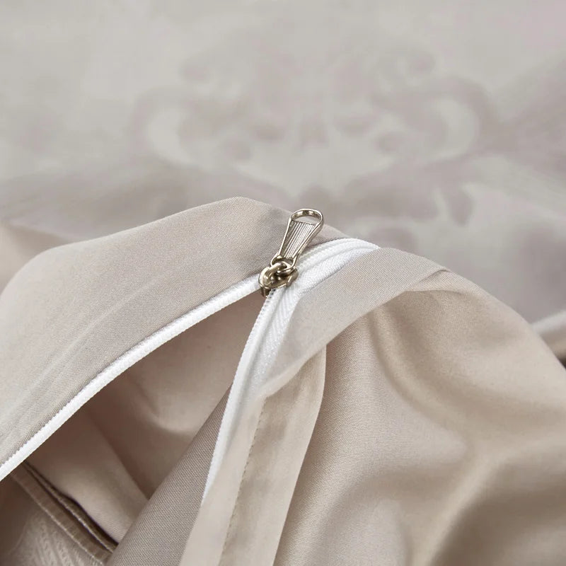 Premium Egyptian Cotton Jacquard Duvet Cover Set | 3CARATS