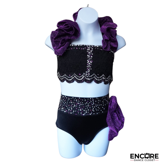 Purple Glam Halter Set