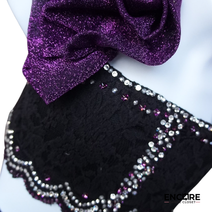 Purple Glam Halter Set