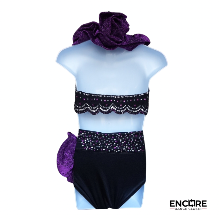 Purple Glam Halter Set