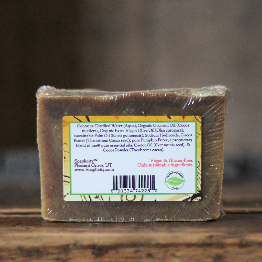 Pumpkin Chocolate  Soap Bar